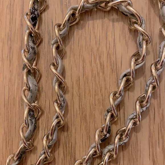 NWT American Eagle double bag Snake Print & black small Shoulder - Picture 6 of 8